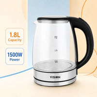 Vision E.Kettle 1.8L VIS-EK-016 Glass