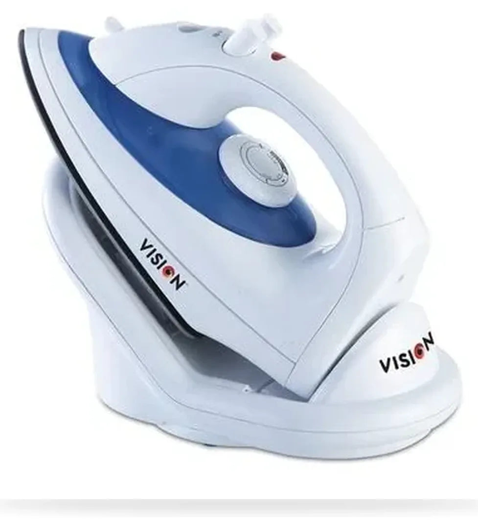 Vision Electronic Steam Iron 1200W with Shock and Burn Proof VIS-SMT-EI-001 (Blue/RED)