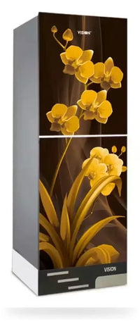 Vision Glass Door Refrigerator RE-238 Liter Pansy Fancy Bottom Mount