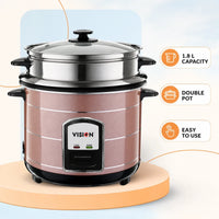 Vision RC- 1.8 L REL-40-06 SS-Coffee (Double Pot)