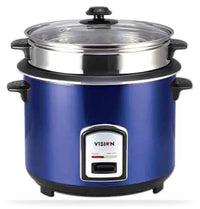 Vision Rice Cooker 1.8 L 40-06 SS Blue Double Pot