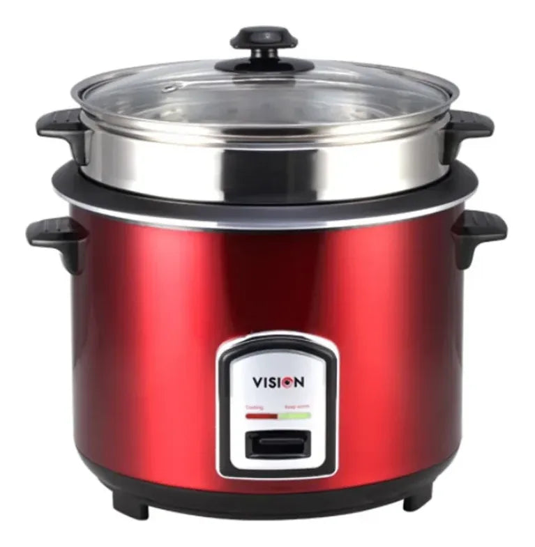Vision Rice Cooker 1.8 L REL-40-06 SS Red (Double Pot)