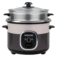 Vision Rice Cooker 1.8L REL-Delight (Double Pot) with Steamer 700W