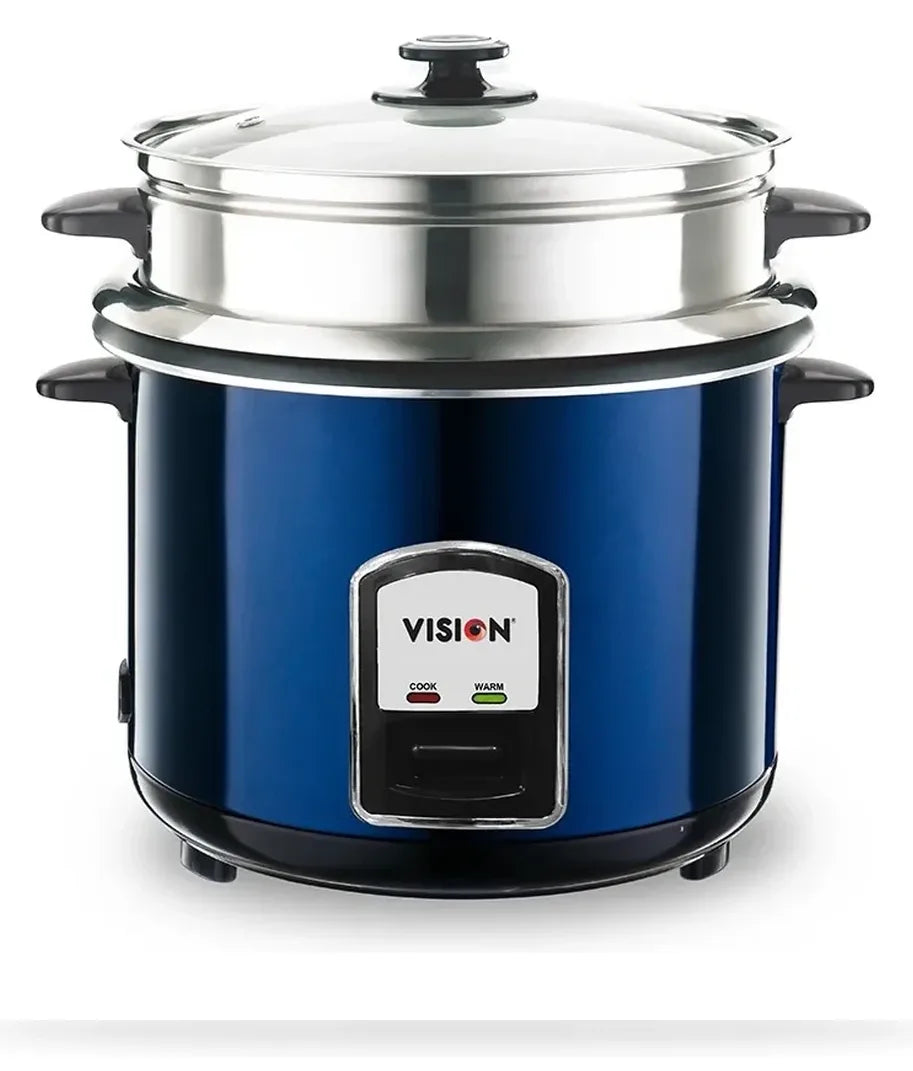 Vision Rice Cooker 3.0 Liter REL-50-05 SS Blue (Double Pot)