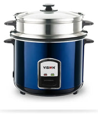 Vision Rice Cooker 3.0 Liter REL-50-05 SS Blue (Double Pot)