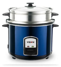 Vision Rice Cooker 3.0 Liter REL-50-05 SS Blue (Double Pot)