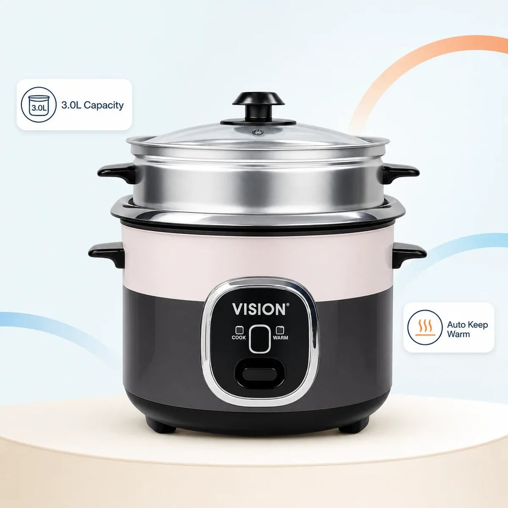 Vision Rice Cooker 3.0 L Delight (Double Pot)