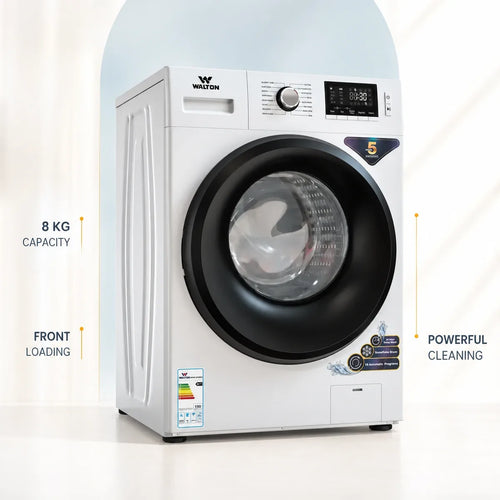 Walton 8Kg Front Loading Washing Machine