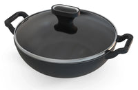 Walton Cast Iron Karai 24 cm With Glass Lid