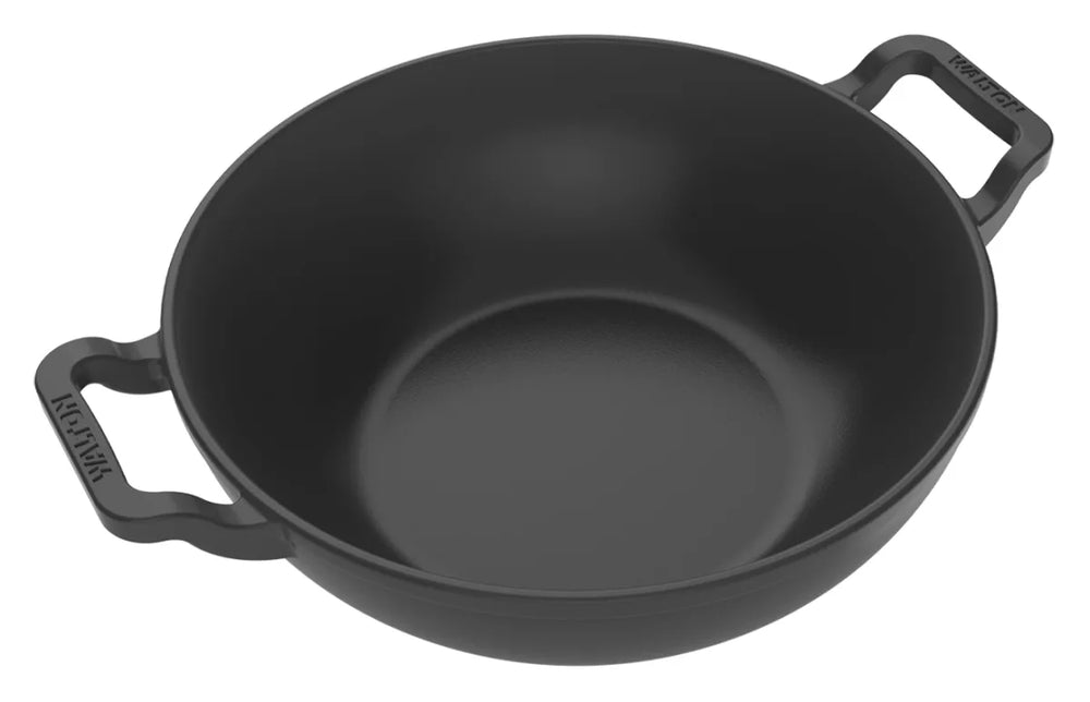 Walton Cast Iron Karai 24 cm With Glass Lid