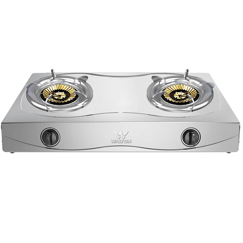 Walton Double Burner Gas Stove SS - WGS-DSB2
