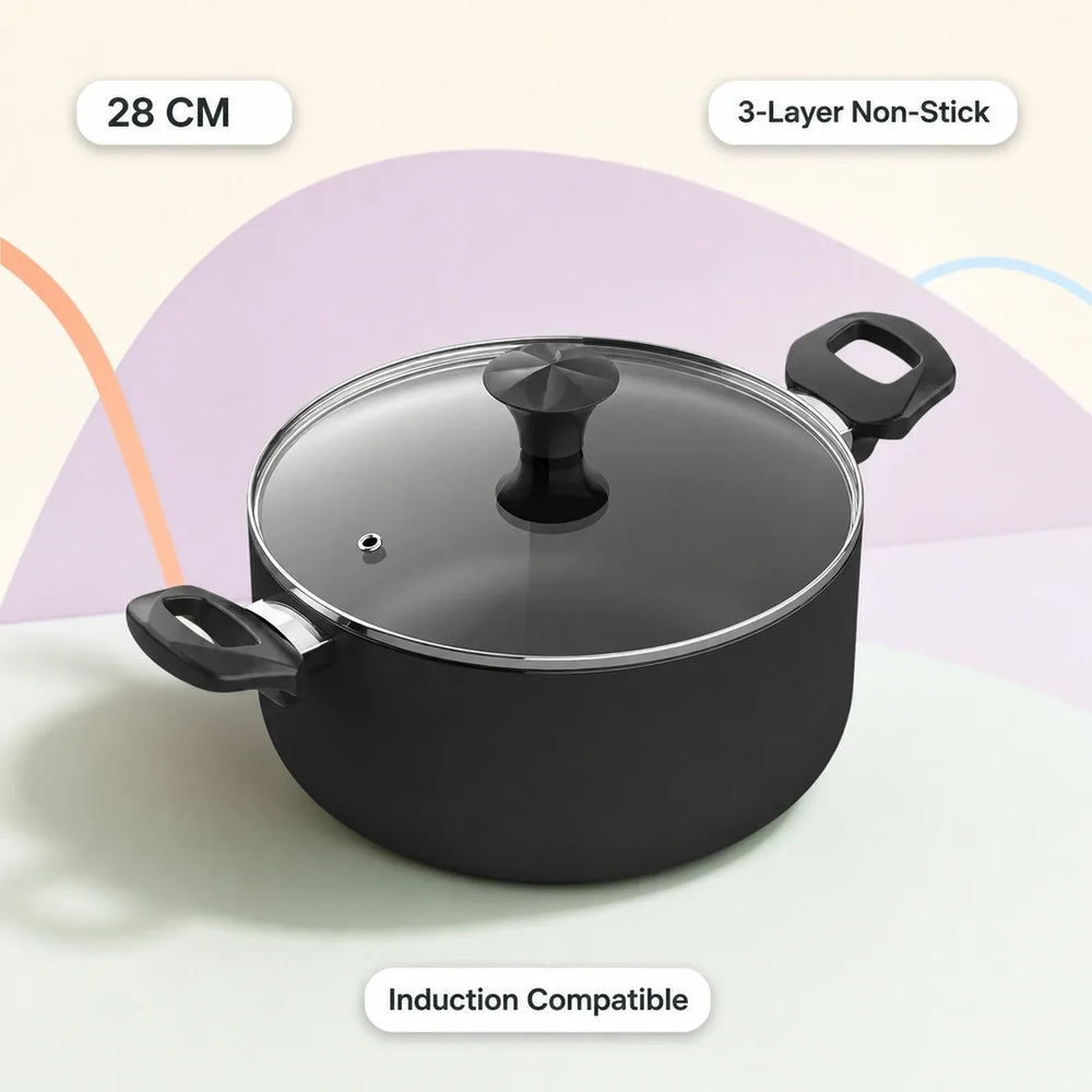 Walton Induction Based Casserole Pan 28cm