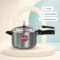 Walton Manual Straight Classic Induction Pressure Cooker 5.5L
