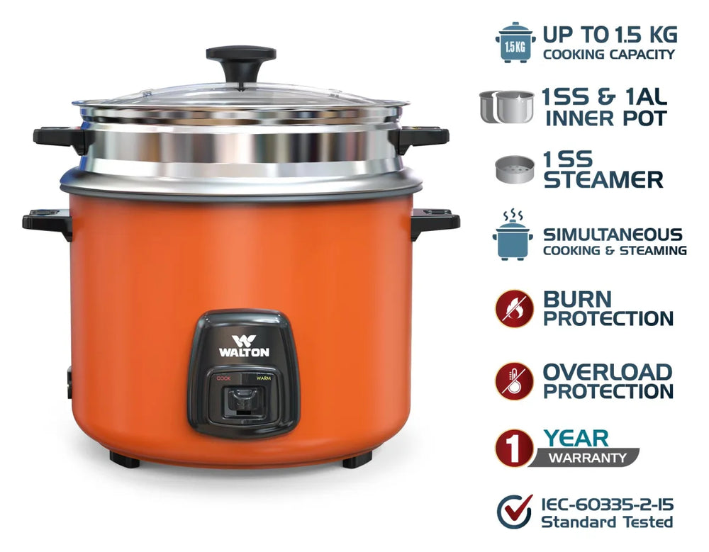 Walton Rice Cooker 2.2L – Star Deluxe