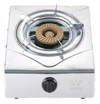 Walton Single Burner Gas Stove Stainless steel