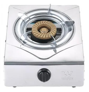 Walton Single Burner Gas Stove Stainless steel