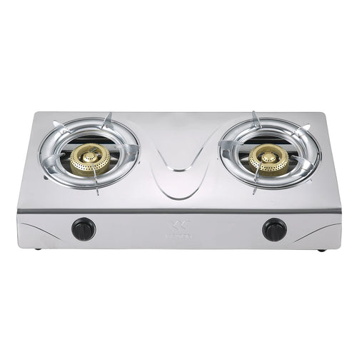 Walton Stainless Steel Double Burner Gas Stove - WGS-SDH90