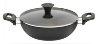 Walton Wok Pan 26cm with Glass Lid Classic Induction