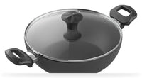 Walton Wok Pan 28cm with Glass Lid Classic Induction