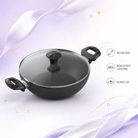 Walton Wok Pan with Glass Lid Classic (28 cm)