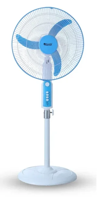 Click Pedestal Stand Fan 18″ – Blue — 2