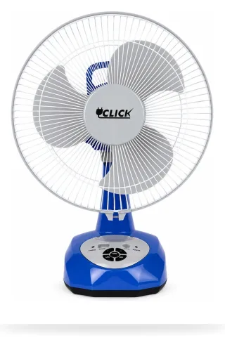 Click Rechargeable Table Fan 12″ — 3