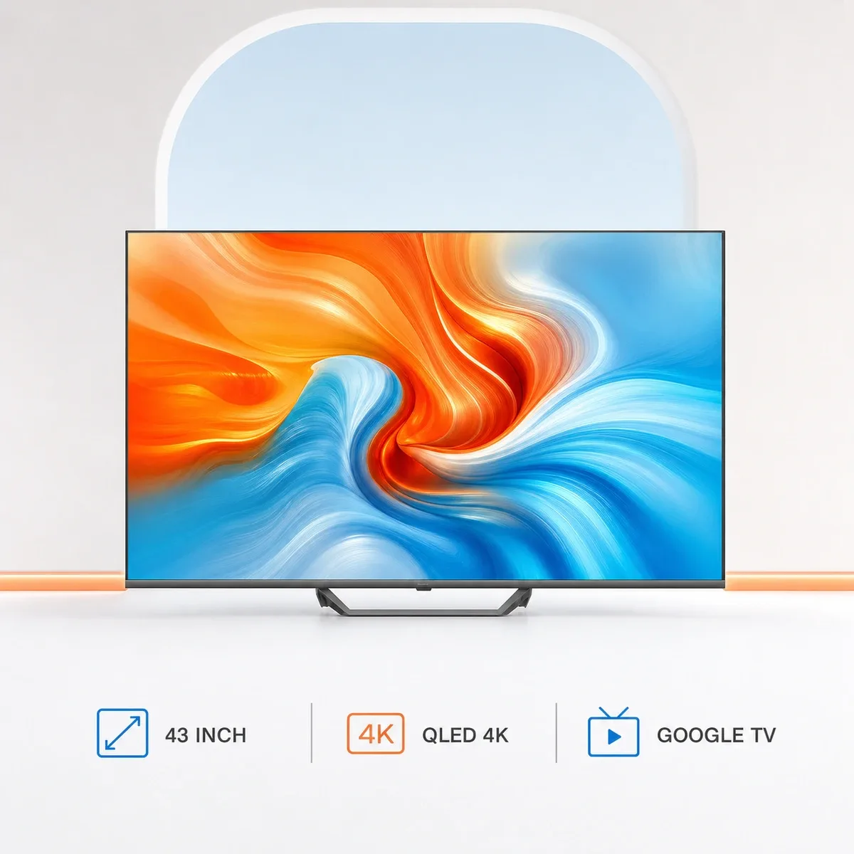 Haier H43S80EUX 43″ QLED 4K Android Google TV product image