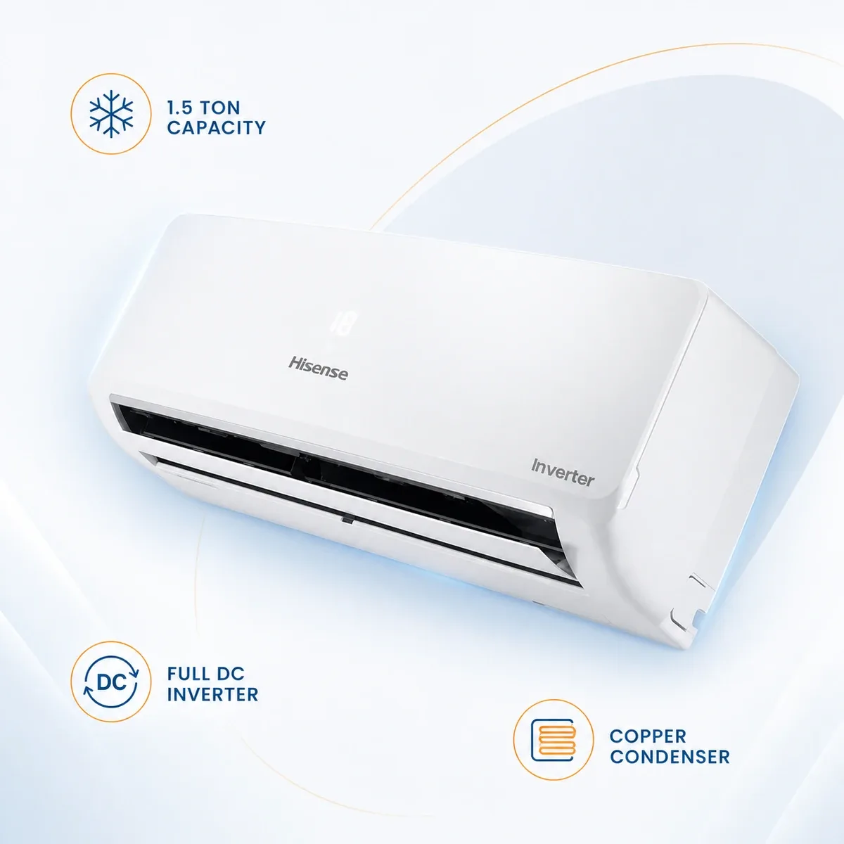 Hisense 1.5 Ton Full DC Inverter AC AS-18TW4RMATD01BU product image