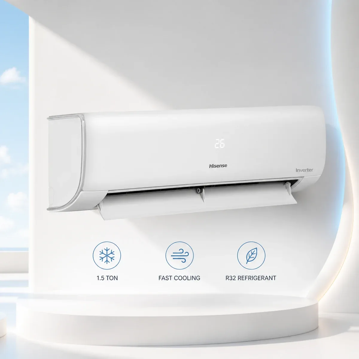 Hisense 1.5 Ton Smart Comfort AC AS-18CW4RXSKF00AU product image