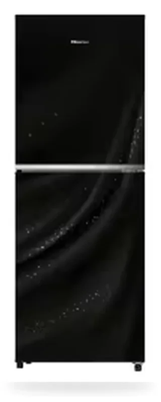 Hisense 238L TMF Glass Door Refrigerator Avatar Black — 2