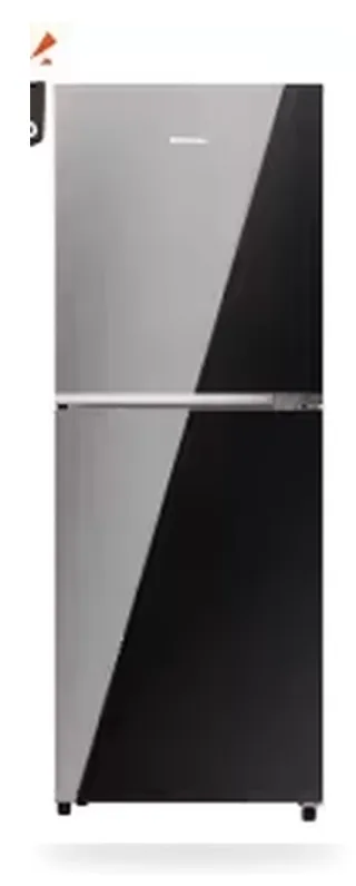 Hisense 238L TMF Inverter Glass Door Refrigerator Mirror Black — 2