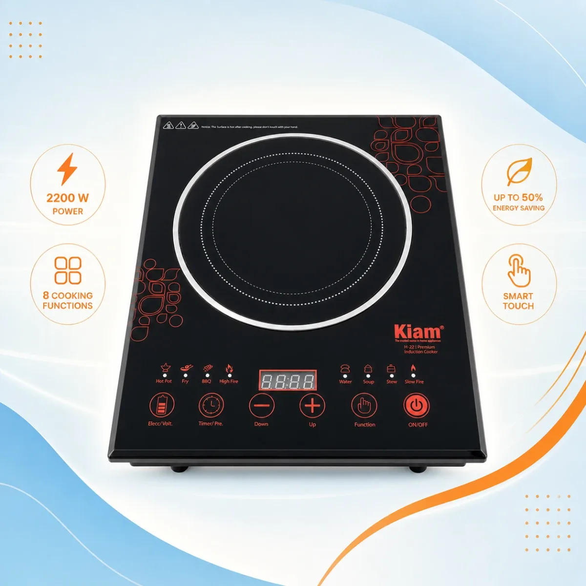 Kiam Induction Cooker H-22 (Premium) product image