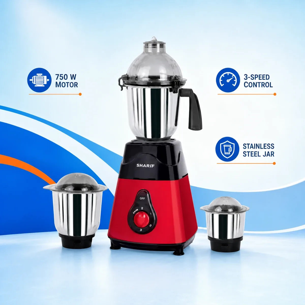 Sharif Mixer Grinder SH-MG716 750W product image