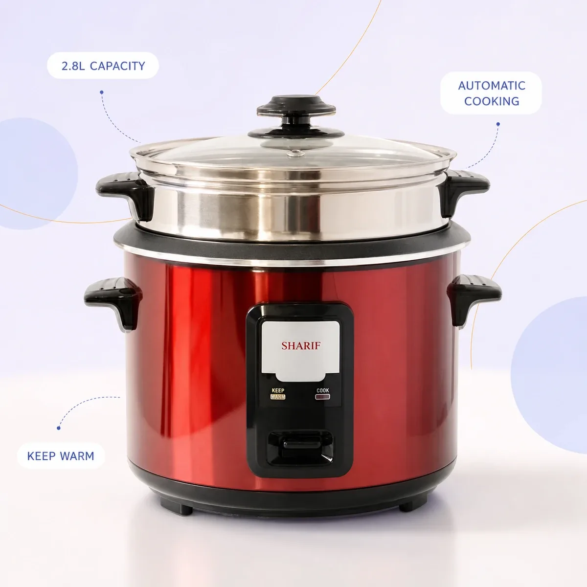 Sharif Rice Cooker 2.8 Liter product image