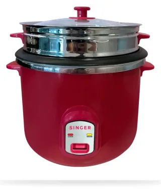 Singer Deluxe Pink 2.8L Rice Cooker with Auto Keep Warm — 3