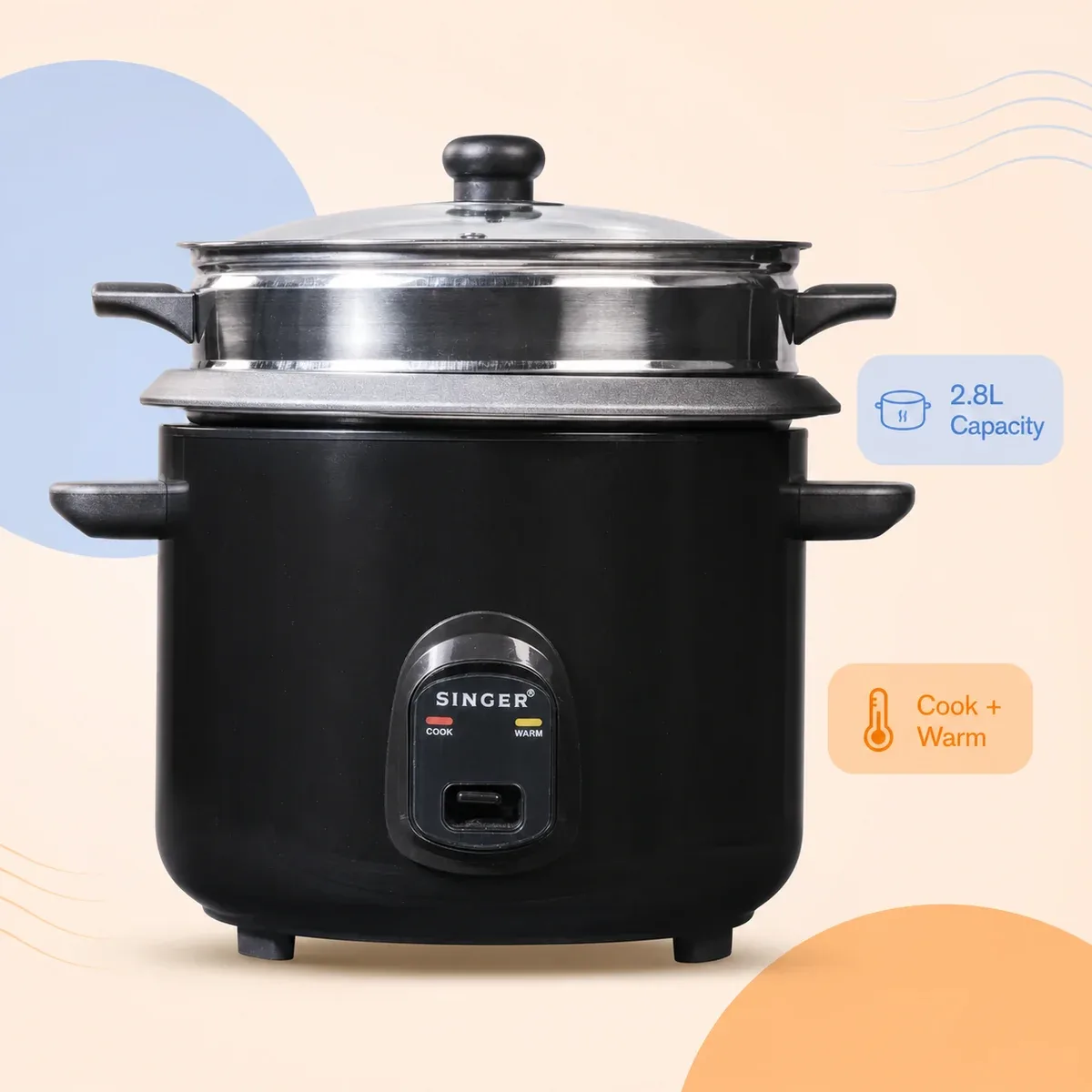 Singer Rice Cooker 2.8L product image
