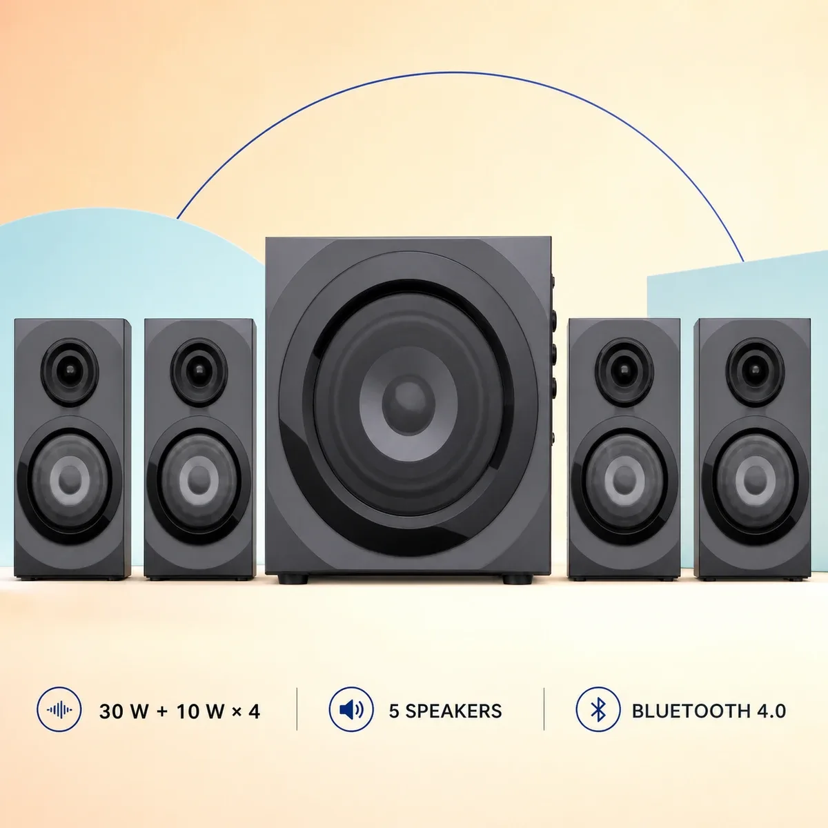 Vision 4:1 Mini Home Theater Sonic Boom
