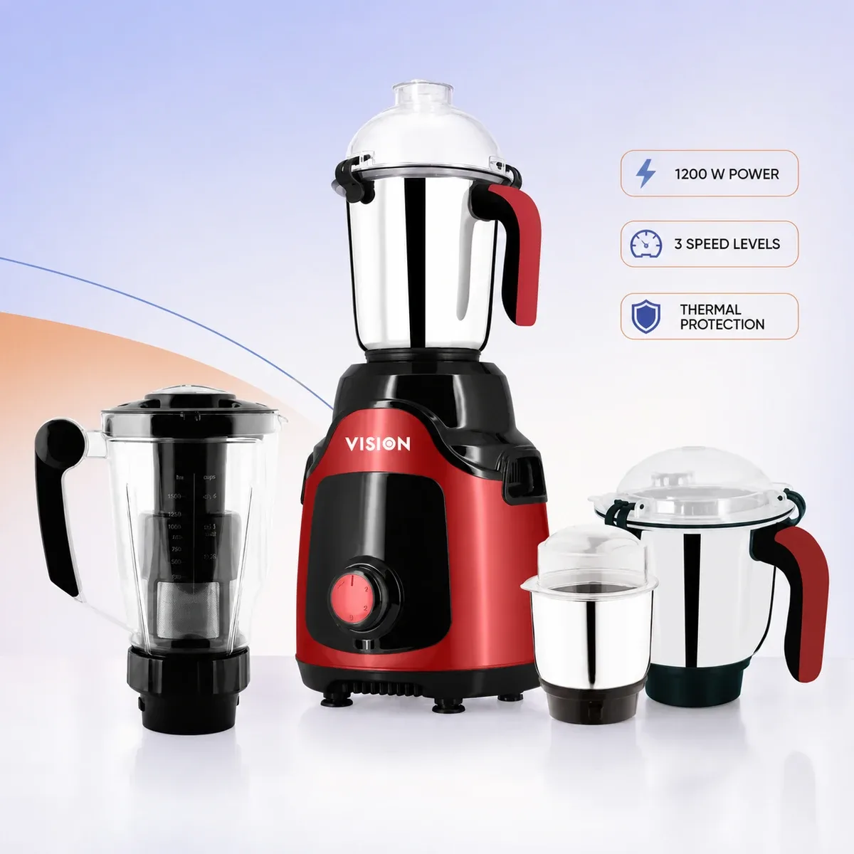 Vision VIS-SBL-023 Kitchen Master 1200W Mixer Grinder