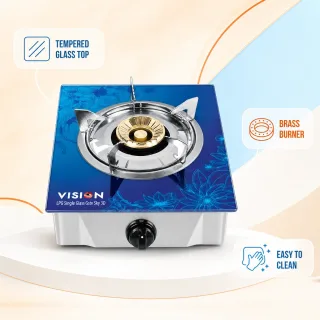 Vision Single Burner Gas Stove - Sky 3D — 1