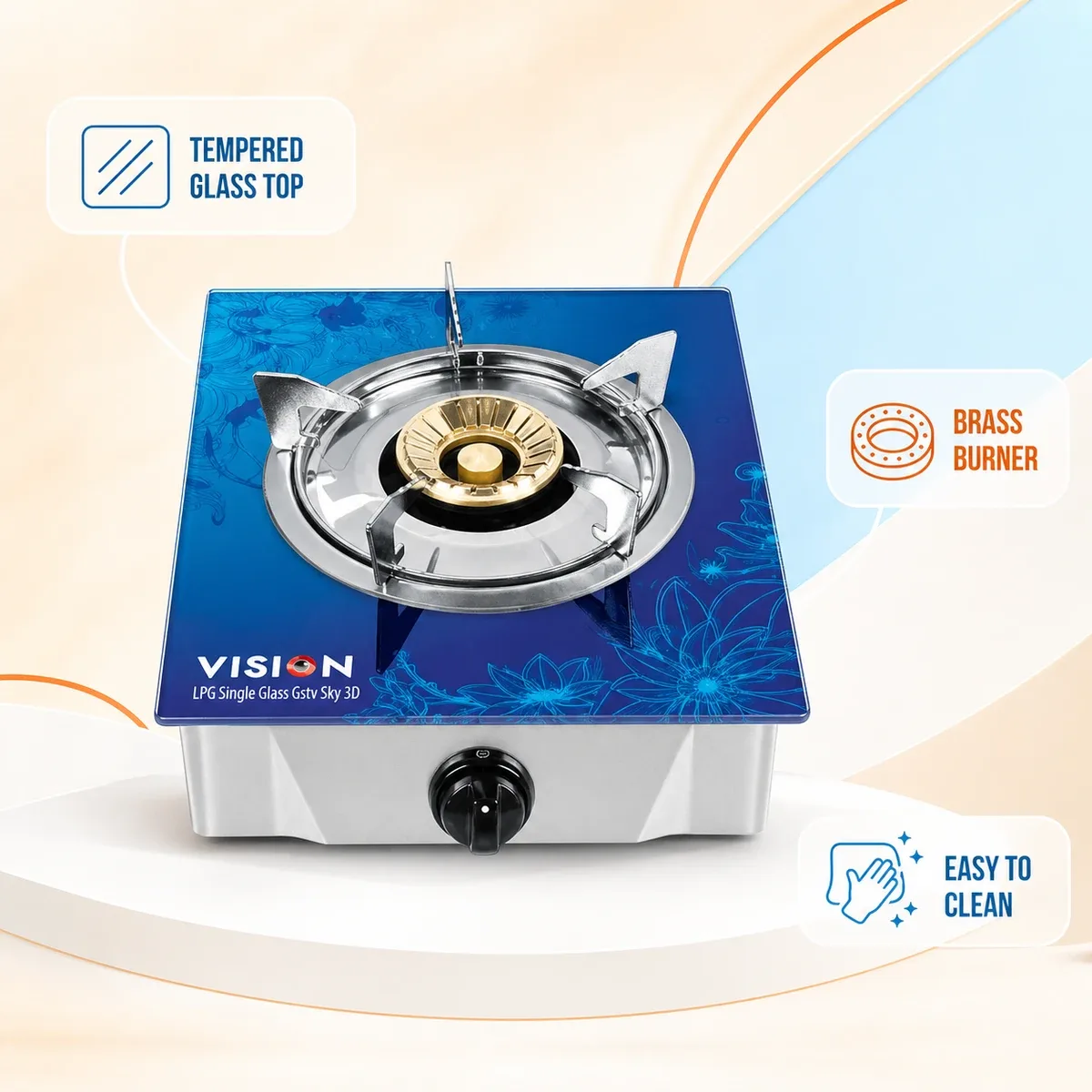 Vision LPG Single Glass Gstv Sky 3D product image