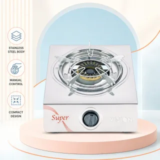 Vision Single Burner Gas Stove - Vision LPG Single SS — 1