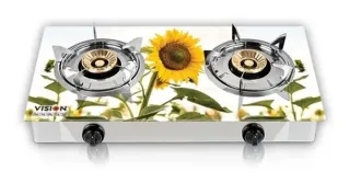 Vision 2 Burner Gas Stove - Sun FI 3D — 2