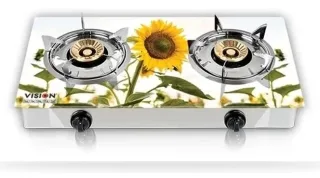 Vision 2 Burner Gas Stove - Sun FI 3D — 3