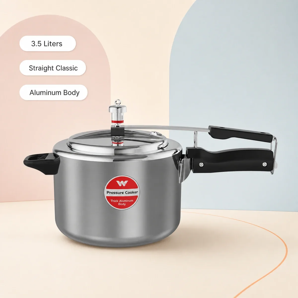 Walton Manual Straight Classic Pressure Cooker 3.5L product image