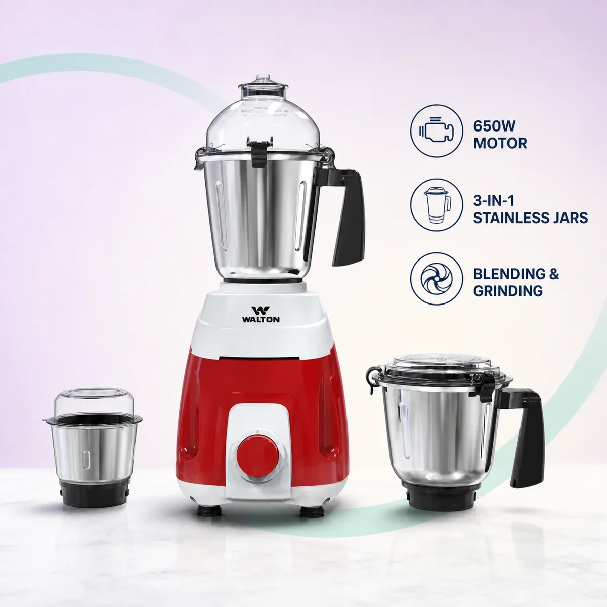 Walton Sonic Series Mixer Grinder 650 Watt product image