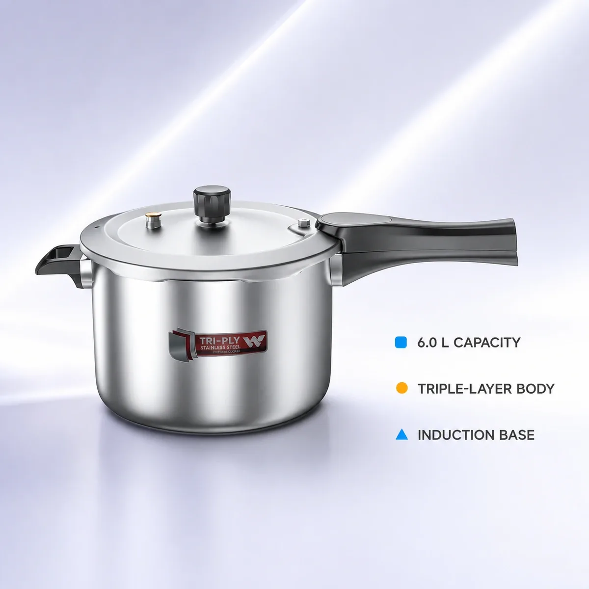 Walton Triply Pressure Cooker 6.0L product image