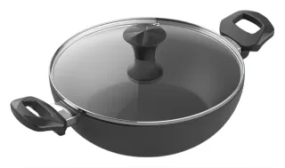 Walton 26 cm Wok Pan with Glass Lid - Classic Series — 2